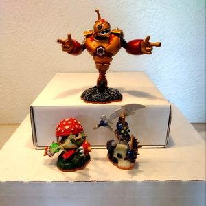 Skylanders Bouncer, Shroom Boom and Chop Chop